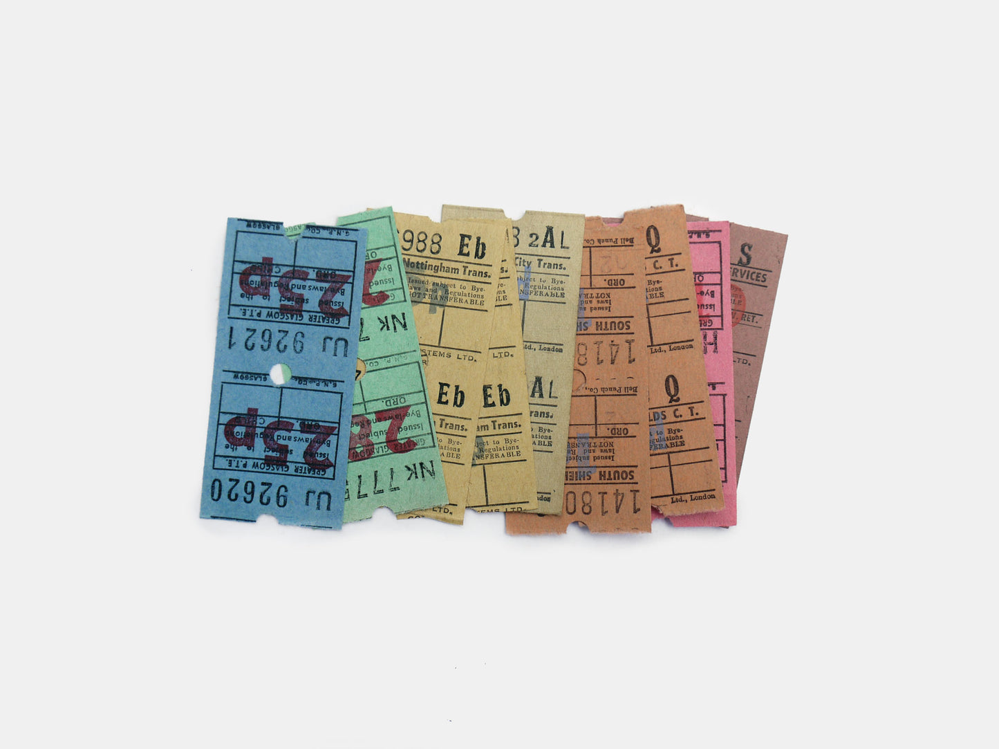 Bus Tickets x 10 (1960s)