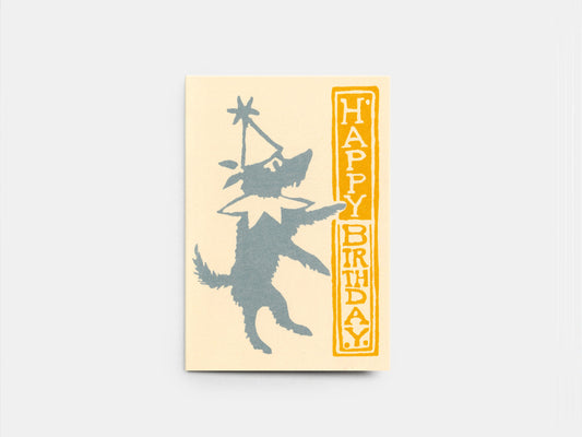 Birthday Party Dog Card