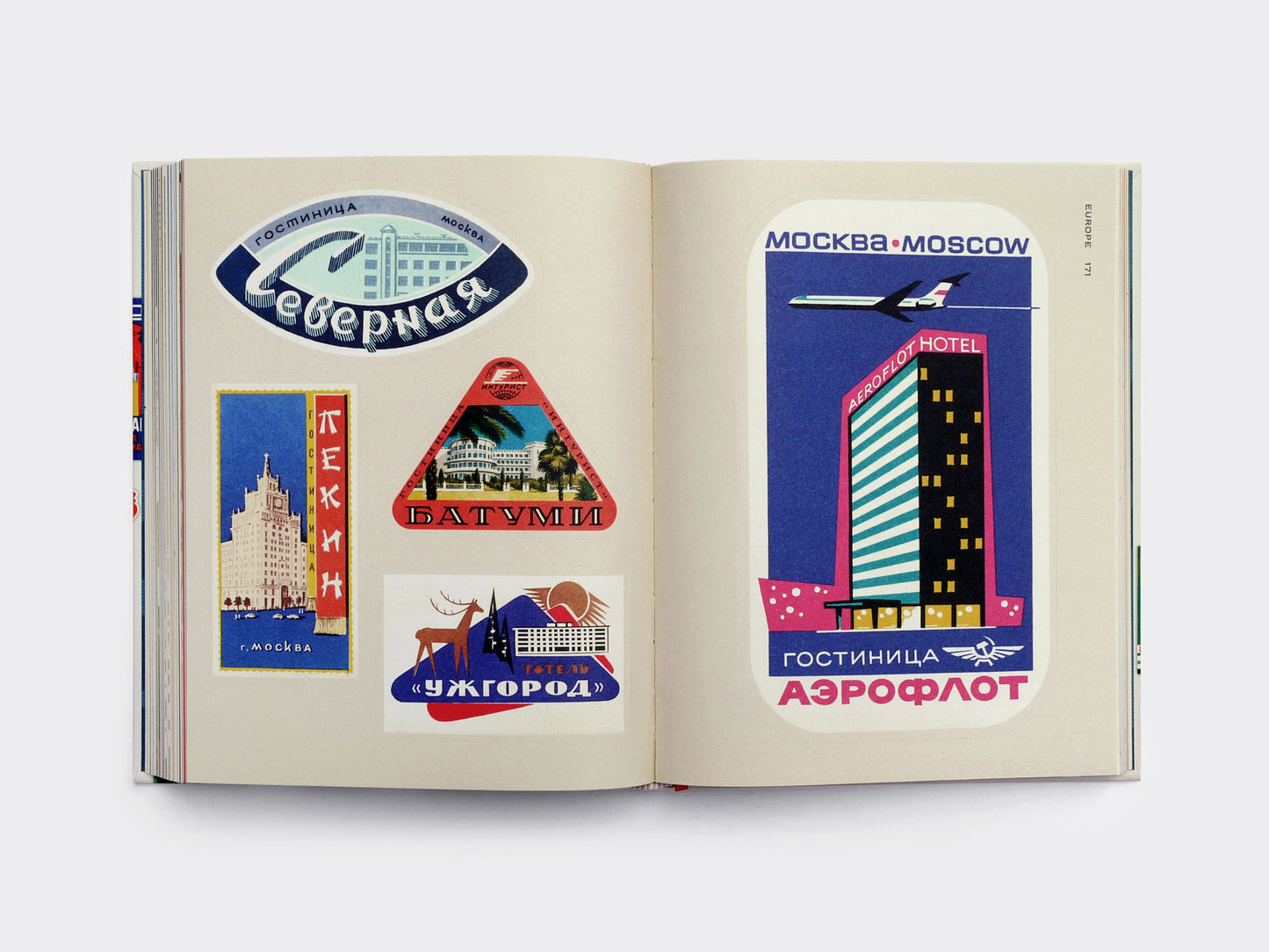 Hotel Retro Sticker Book