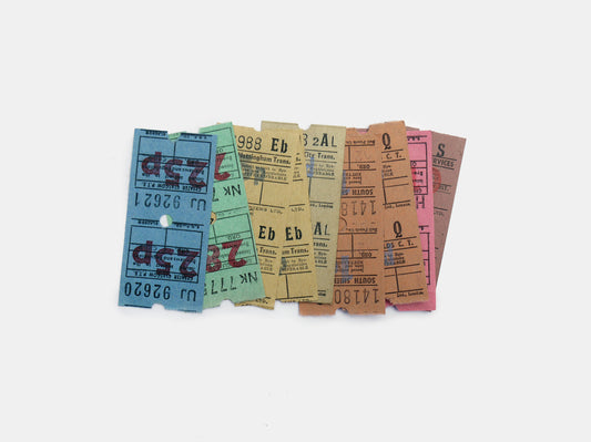 Bus Tickets x 10 (1960s)