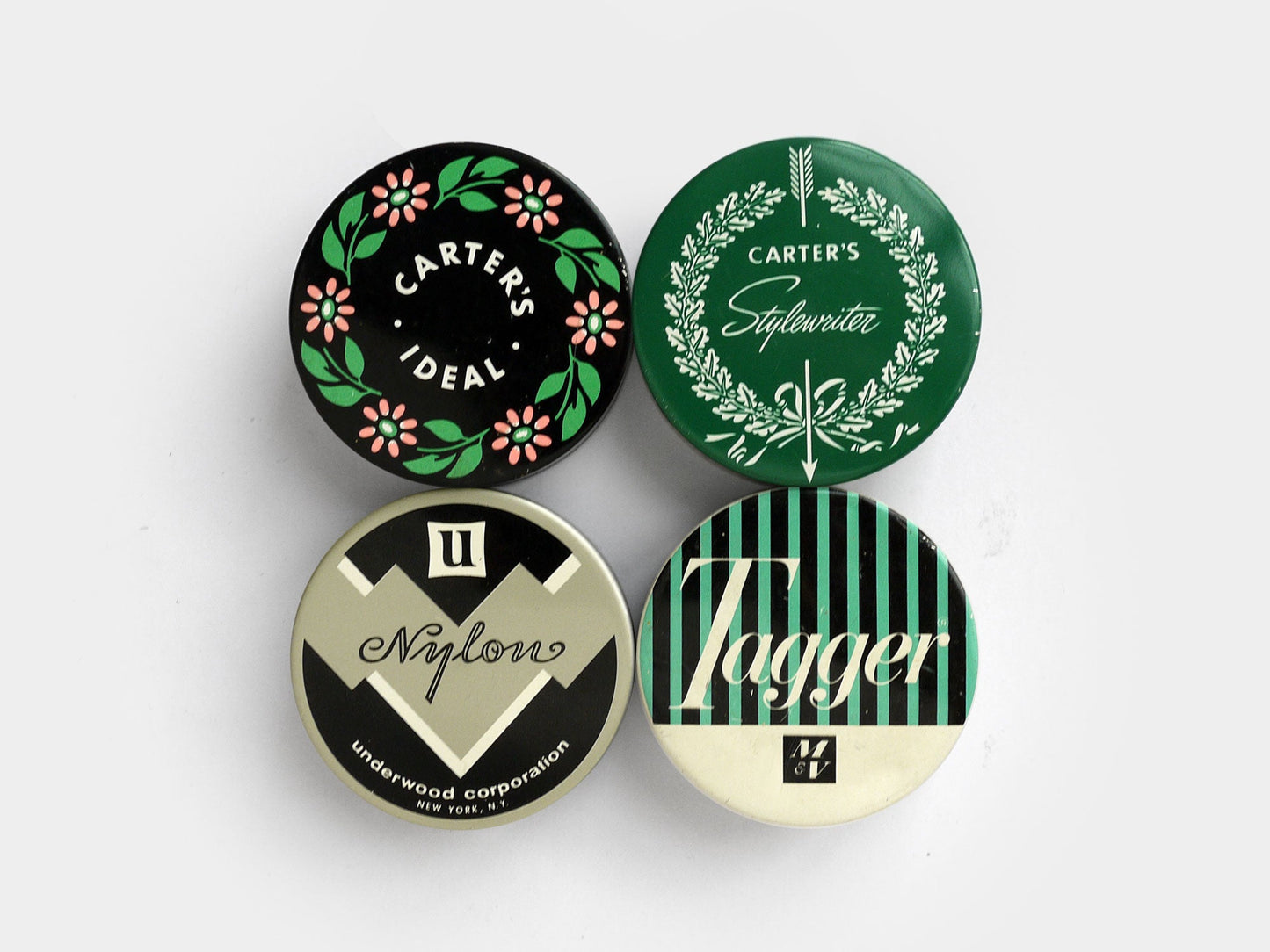 Typewriter Ribbon Tins