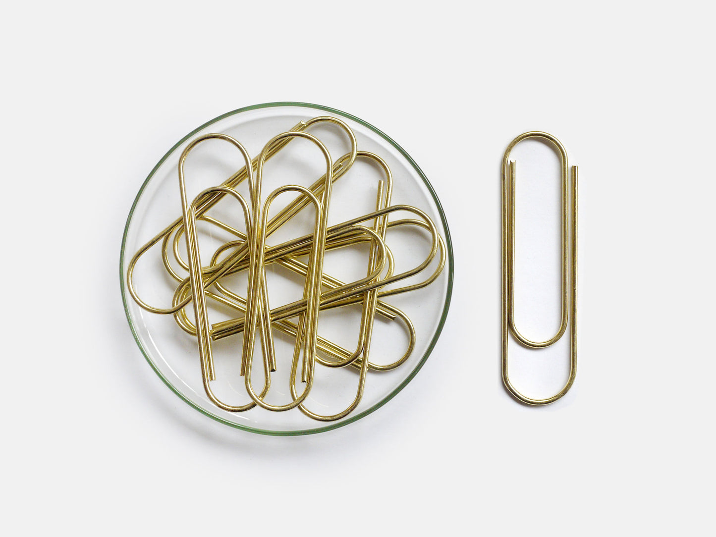 XL Brass Paperclip